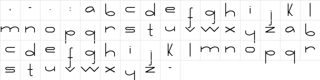 Retorica Medium Character Map