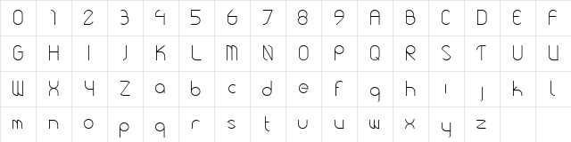 Roundy Regular Character Map