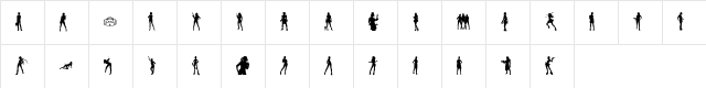 n0rpicons2 Regular Character Map