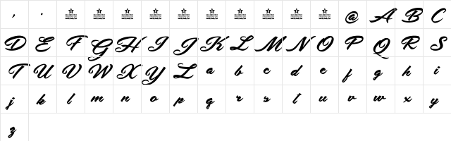 Safira Shine Personal Use Regular Character Map Safira Shine Personal Use Regular Character Map