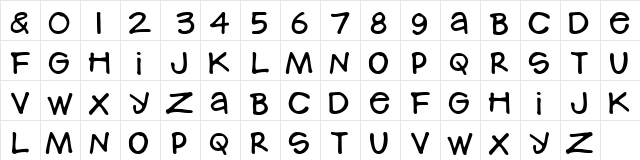 NancyNay Wide Character Map
