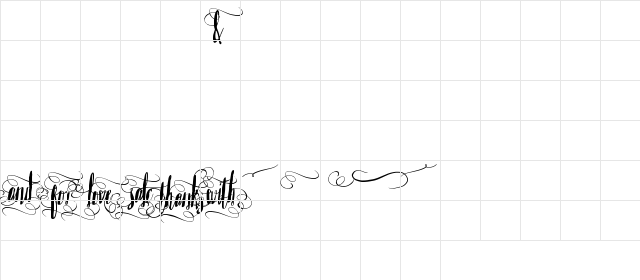 Saltywaters Extras Regular Character Map