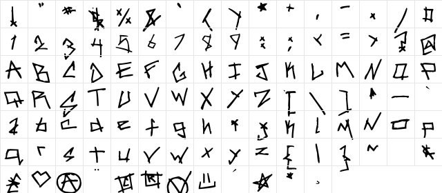 Samarchy Regular Character Map Samarchy Regular Character Map