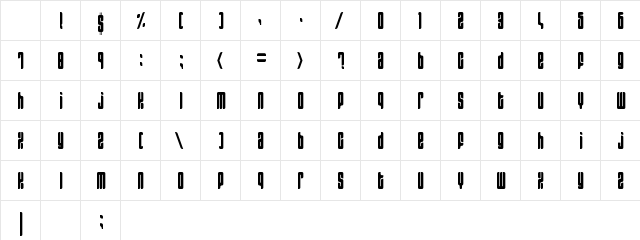 Samatya Regular Character Map Samatya Regular Character Map