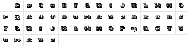 Santa Claus Regular Character Map Santa Claus Regular Character Map
