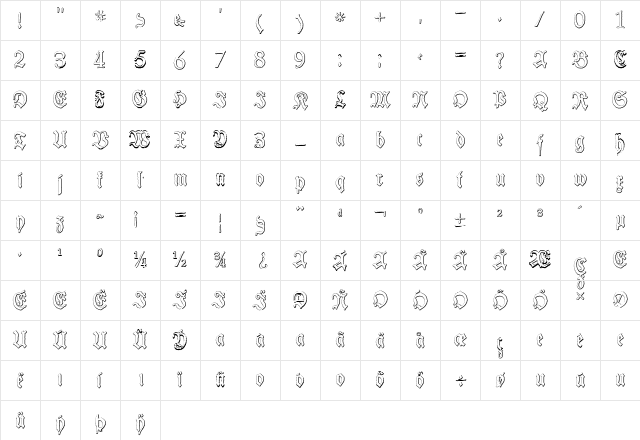 Schneider Buch Deutsch Beveled Free Regular Character Map Schneider Buch Deutsch Beveled Free Regular Character Map