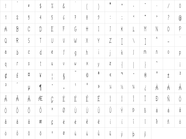 Scrapbook Curls Extra-condensed Regular Character Map Scrapbook Curls Extra-condensed Regular Character Map