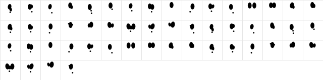 Seasonal Leaves Character Map