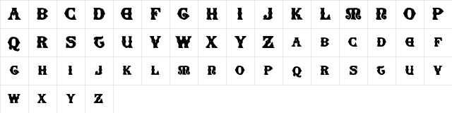 SenectusMorbus Regular Character Map SenectusMorbus Regular Character Map
