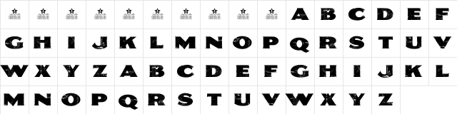 SEPIA Personal Use Regular Character Map