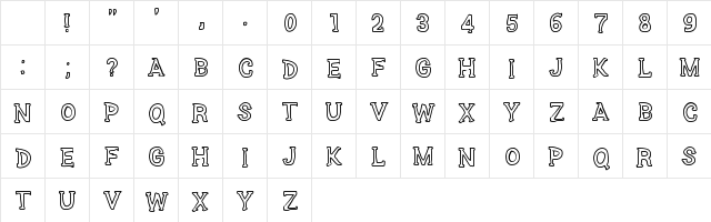 SERIES SLAB Medium Character Map SERIES SLAB Medium Character Map