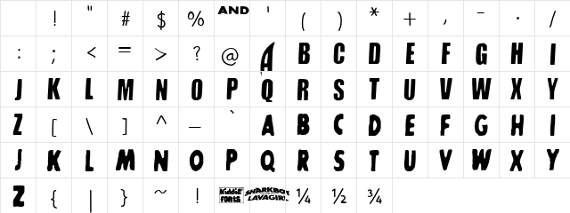Kiddiefonts Medium Character Map Kiddiefonts Medium Character Map