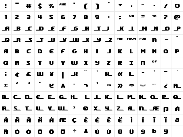 Shining Herald Expanded Expanded Character Map Shining Herald Expanded Expanded Character Map