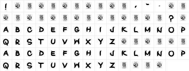 Shun Set Regular Character Map