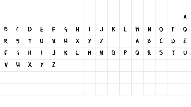SK_ANNA Medium Character Map SK_ANNA Medium Character Map