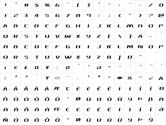 Sky Marshal Semi-Italic Semi-Italic Character Map Sky Marshal Semi-Italic Semi-Italic Character Map