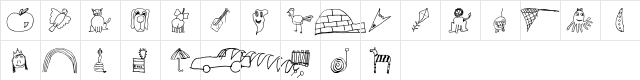 SL Kid's Alphabet Regular Character Map