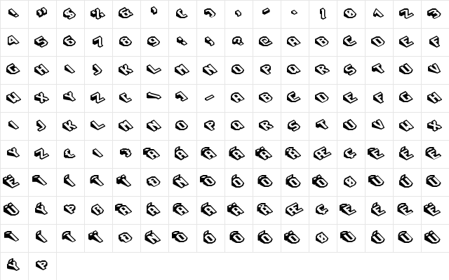 Slice Regular Character Map