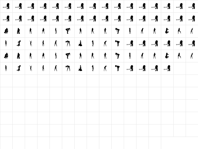SM_suggestivisM Regular Character Map