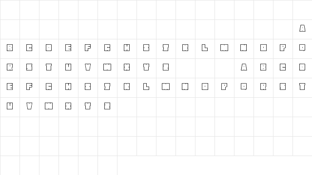 smart Medium Character Map