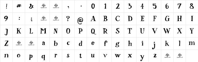 Sorsod Borsod Demo Regular Character Map Sorsod Borsod Demo Regular Character Map
