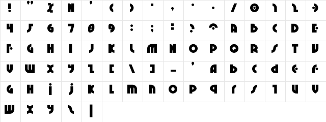 Neuralnomicon Regular Character Map