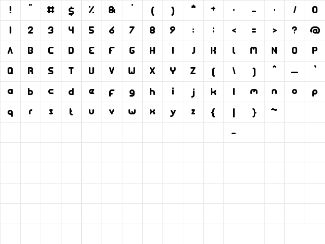 soulmate Regular Character Map soulmate Regular Character Map