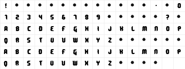 Neuronal Rust Regular Character Map Neuronal Rust Regular Character Map