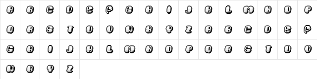 Sparrow Italic Character Map Sparrow Italic Character Map