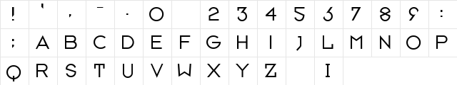 NeuSixLight Regular Character Map