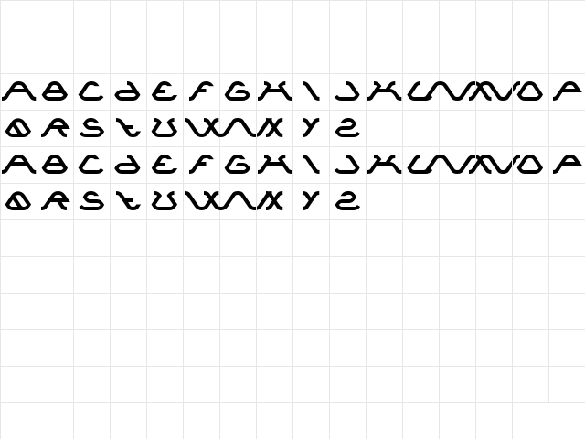 spider Regular Character Map