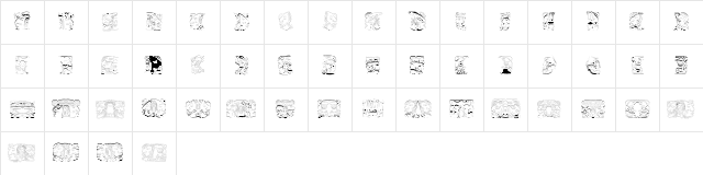 Spirit of Montezuma Regular Character Map