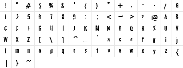 Stereoscope Medium Character Map Stereoscope Medium Character Map