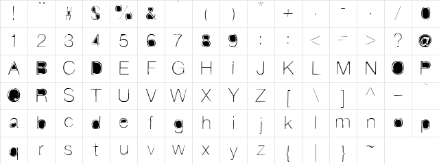 stickfig stickfig Character Map