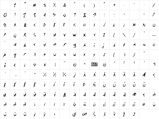 Stinger Light normal Character Map Stinger Light normal Character Map
