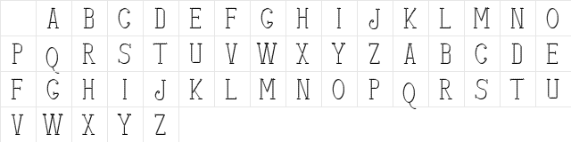 stitches shadow Regular Character Map stitches shadow Regular Character Map