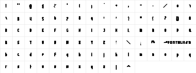 Tapedeck Bold Regular Character Map Tapedeck Bold Regular Character Map