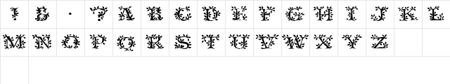 Tenderleaf Regular Character Map
