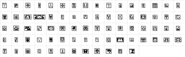 TESTAMENT B / Formaldhyde 1 ￿0 Regular Character Map