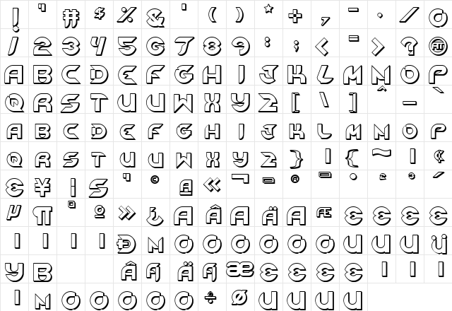 NewDigital Original Character Map