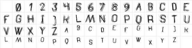 The Drunked Man St Regular Character Map The Drunked Man St Regular Character Map