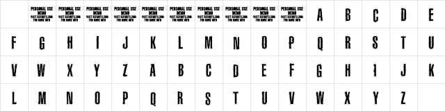 The Main Event Regular Character Map The Main Event Regular Character Map