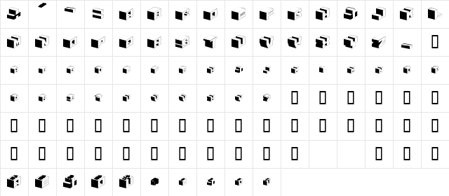 NewKids Normal Character Map