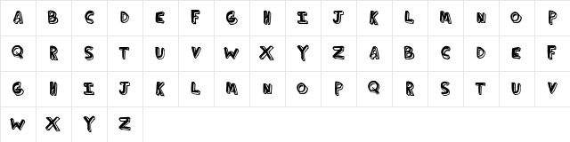ThirdHand-solid Regular Character Map
