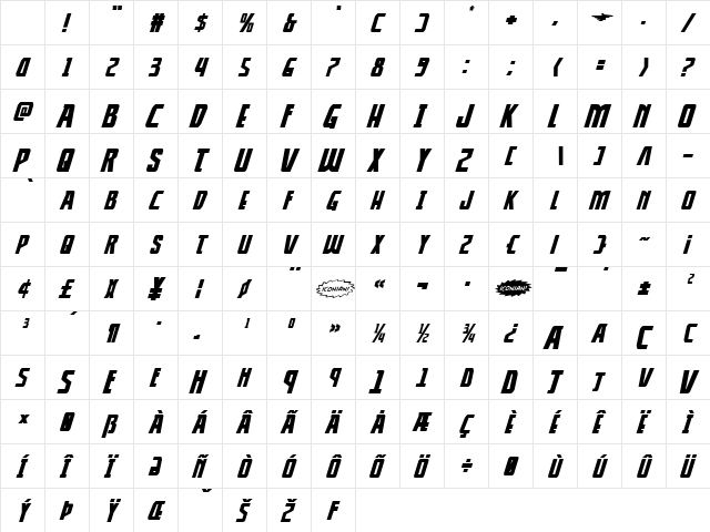 Thunder-Hawk Drop Expanded Italic Expanded Italic Character Map Thunder-Hawk Drop Expanded Italic Expanded Italic Character Map