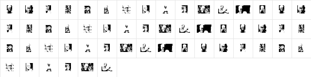 Toer Regular Character Map Toer Regular Character Map
