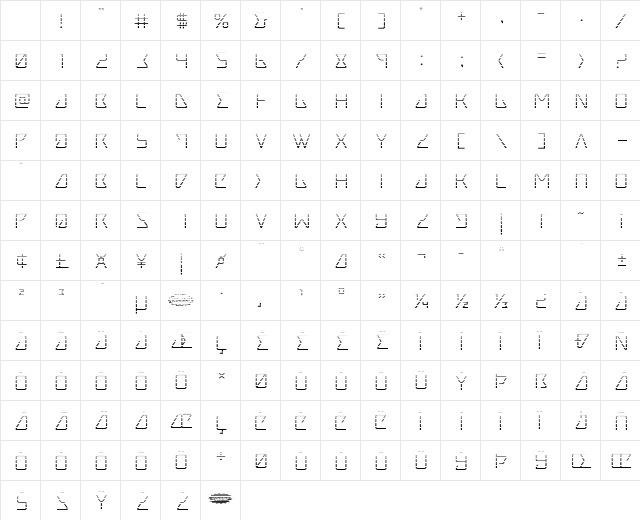 Tracer Gradient Regular Character Map Tracer Gradient Regular Character Map