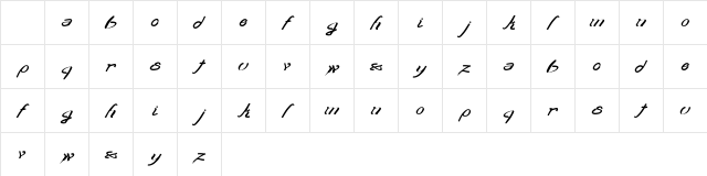 transient2 Bold Character Map transient2 Bold Character Map