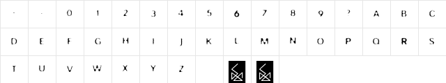 TRASH TRASH Character Map TRASH TRASH Character Map