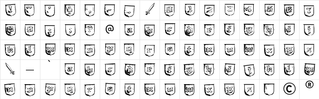 Troll Bait Regular Character Map